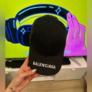 Balenciaga Black Logo Cap